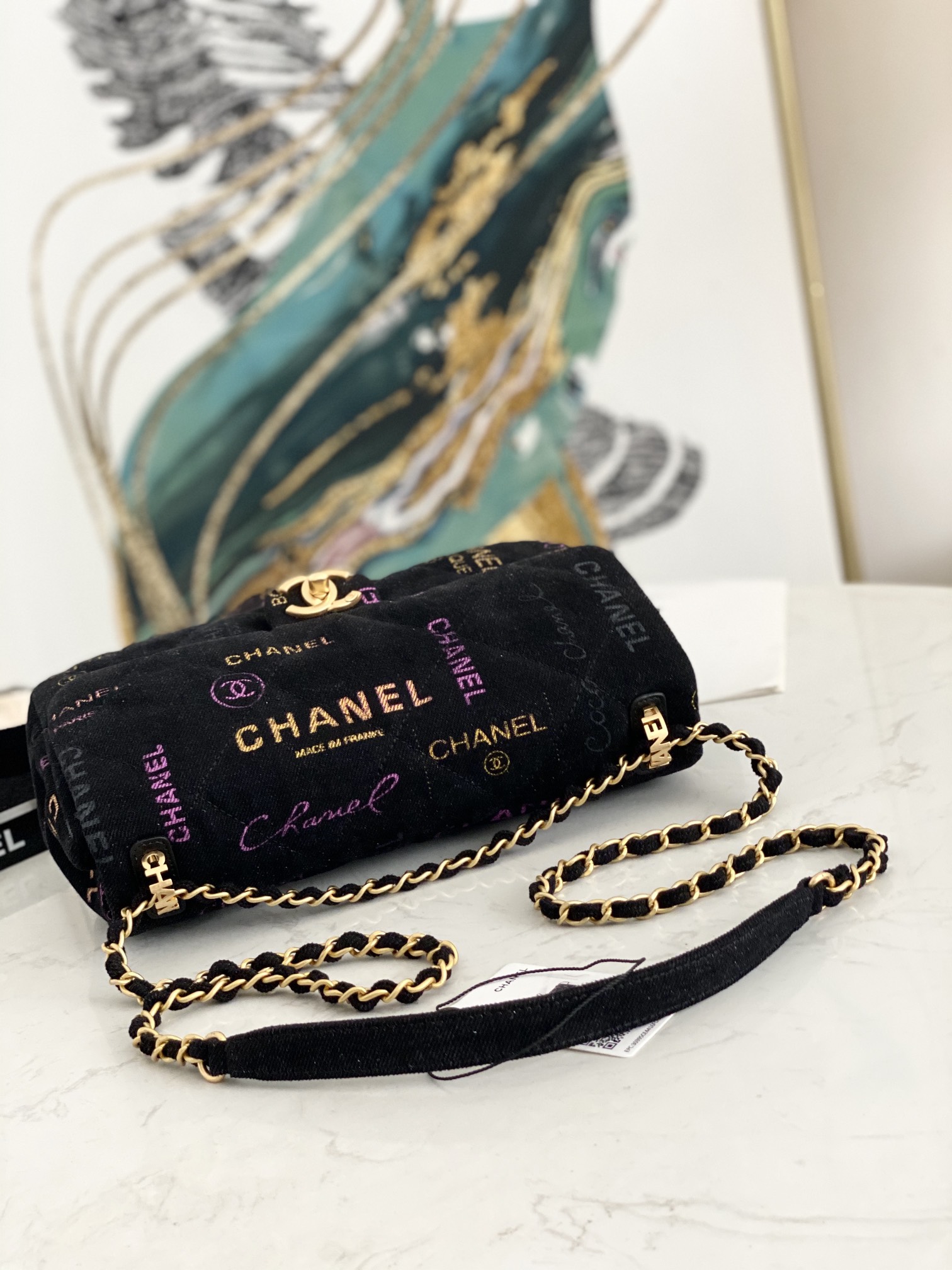 Ch@nel Flap Bag-16×28×6CM