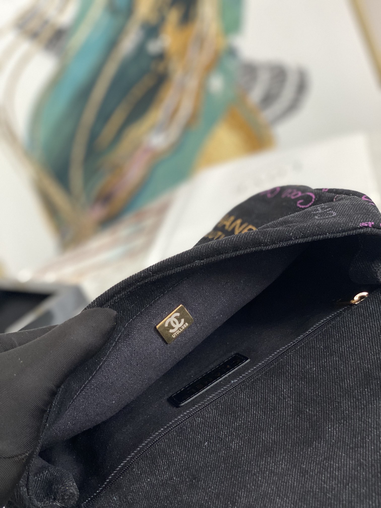 Ch@nel Flap Bag-16×28×6CM