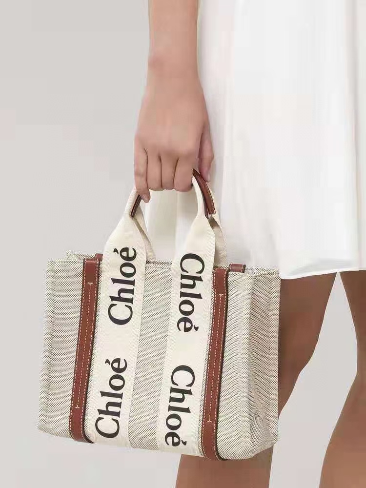 Chloe Woody Tote Bag