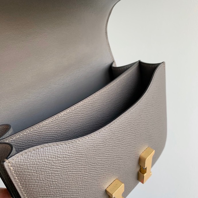 H**mes constance epsom leather-19cm