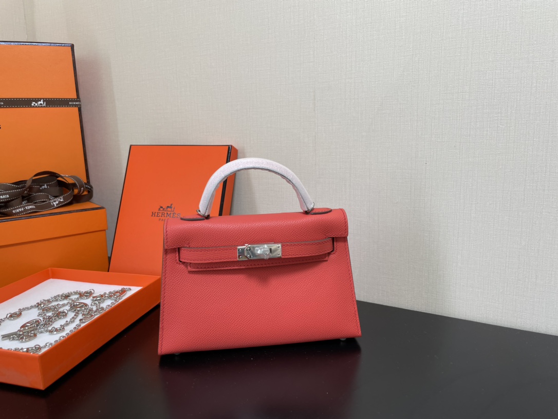 H**mes kelly-gold&silver hardware-19cm