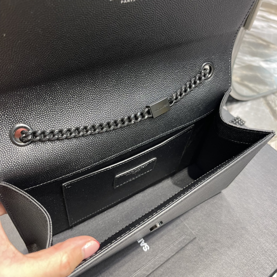 YSL Medium In Grain De Pouder Embossed Leather-24*14.5*5.5CM