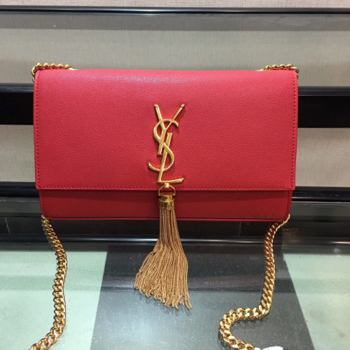 YSL Medium In Grain De Pouder Embossed Leather-24*14.5*5.5CM