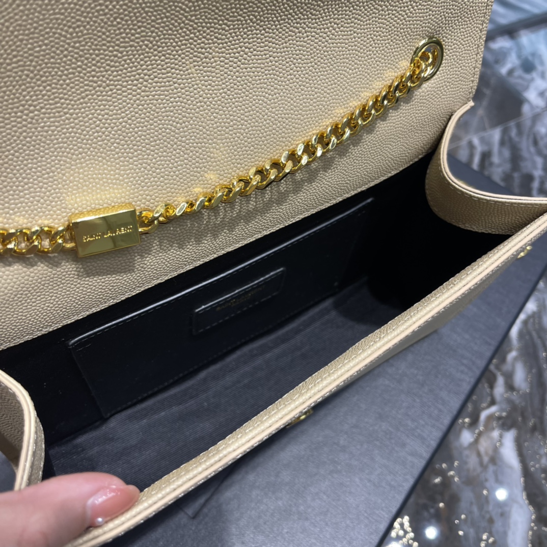 YSL Medium In Grain De Pouder Embossed Leather-24*14.5*5.5CM