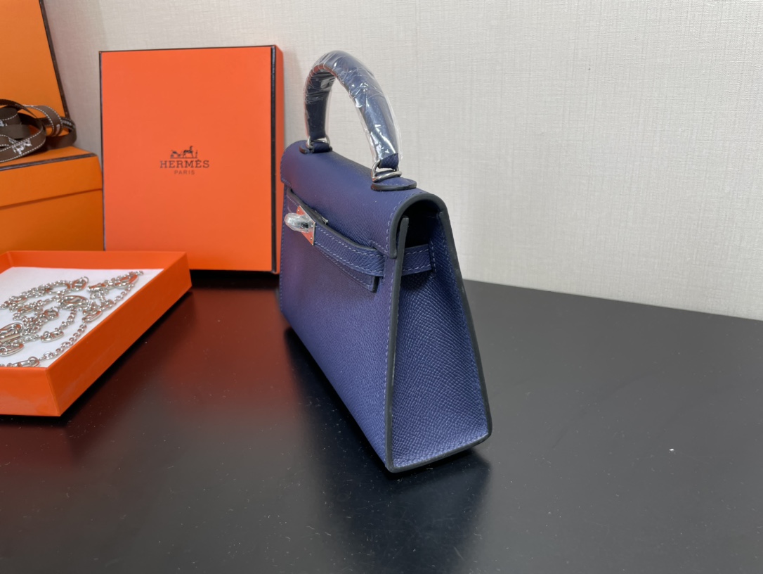 H**mes kelly-gold&silver hardware-19cm