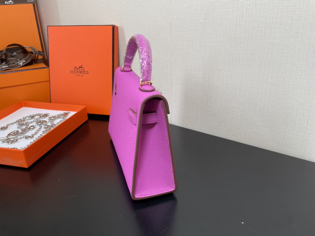 H**mes kelly-gold&silver hardware-19cm