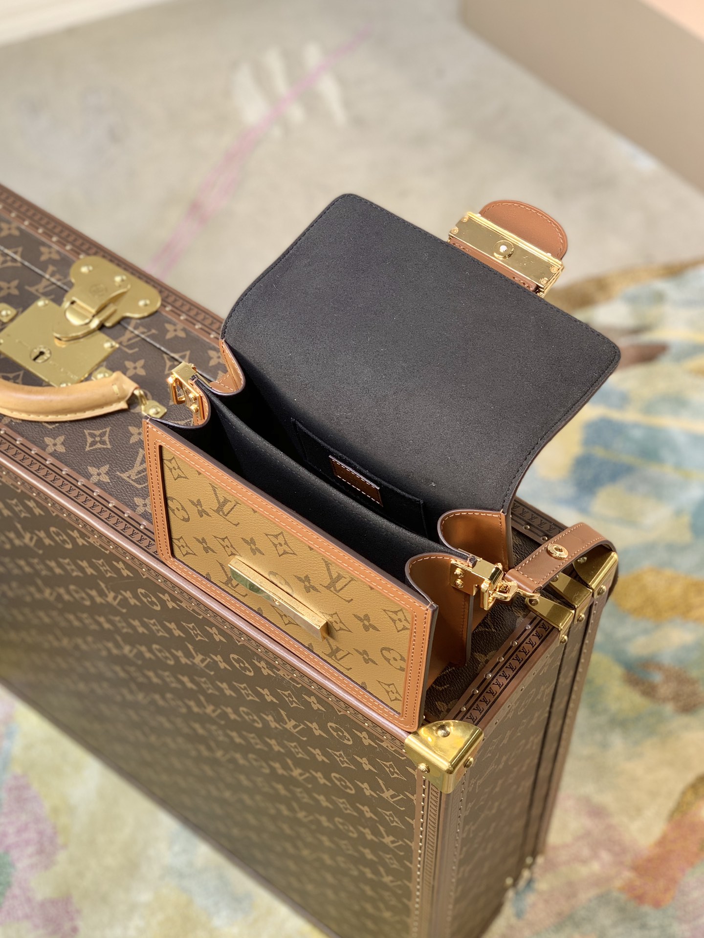 l**is V*t*n mini dauphine bag-20*15*9cm