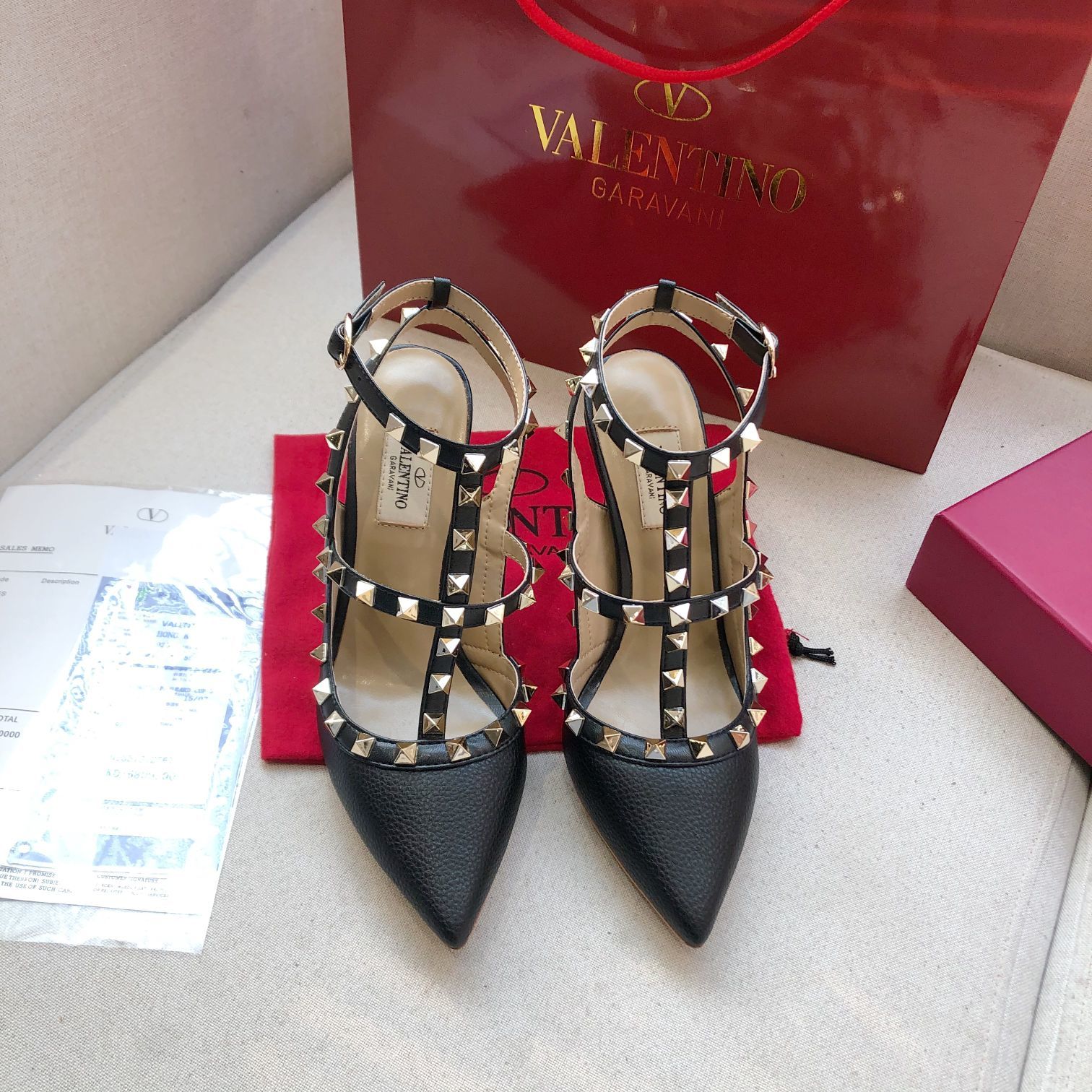 Valentino Heels-Patent Leather-9.5CM