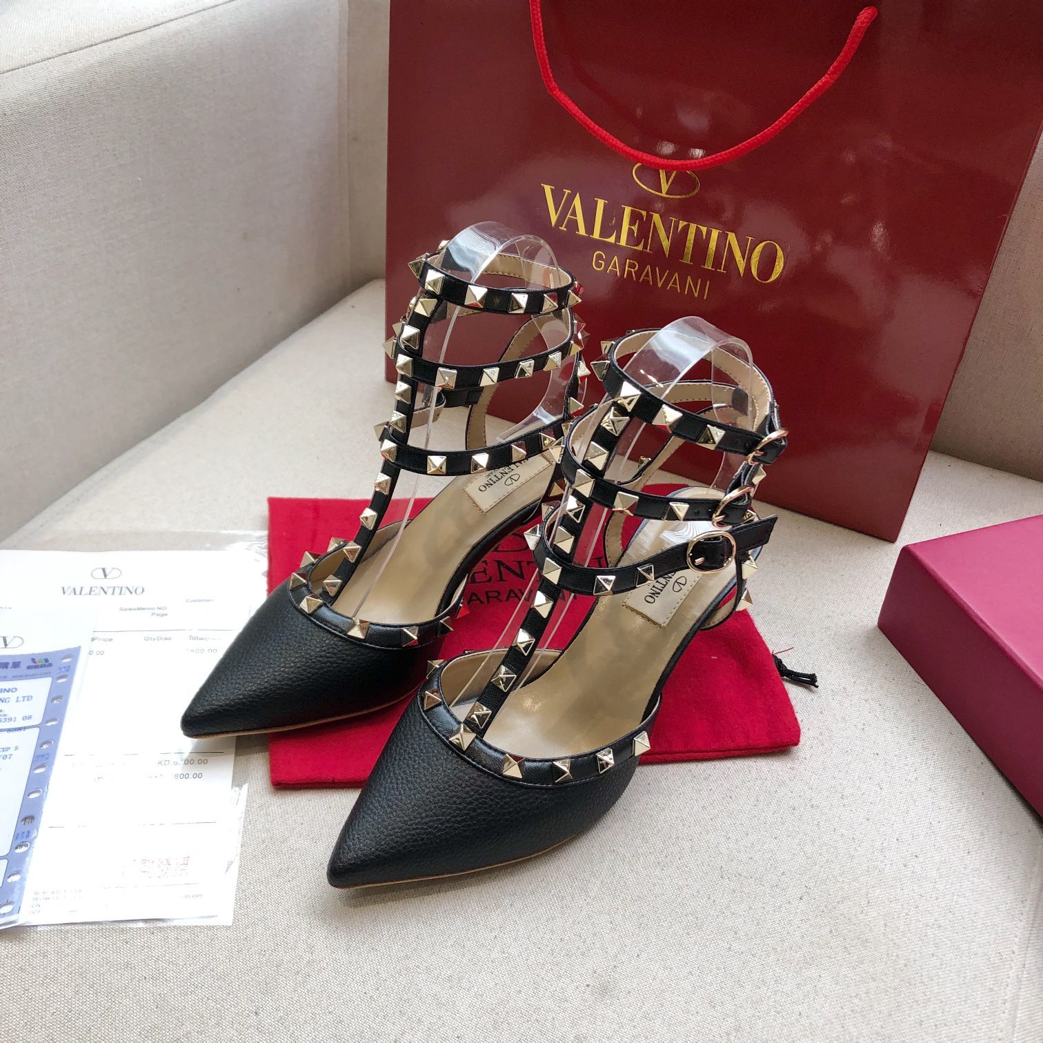 Valentino Heels-Patent Leather-9.5CM