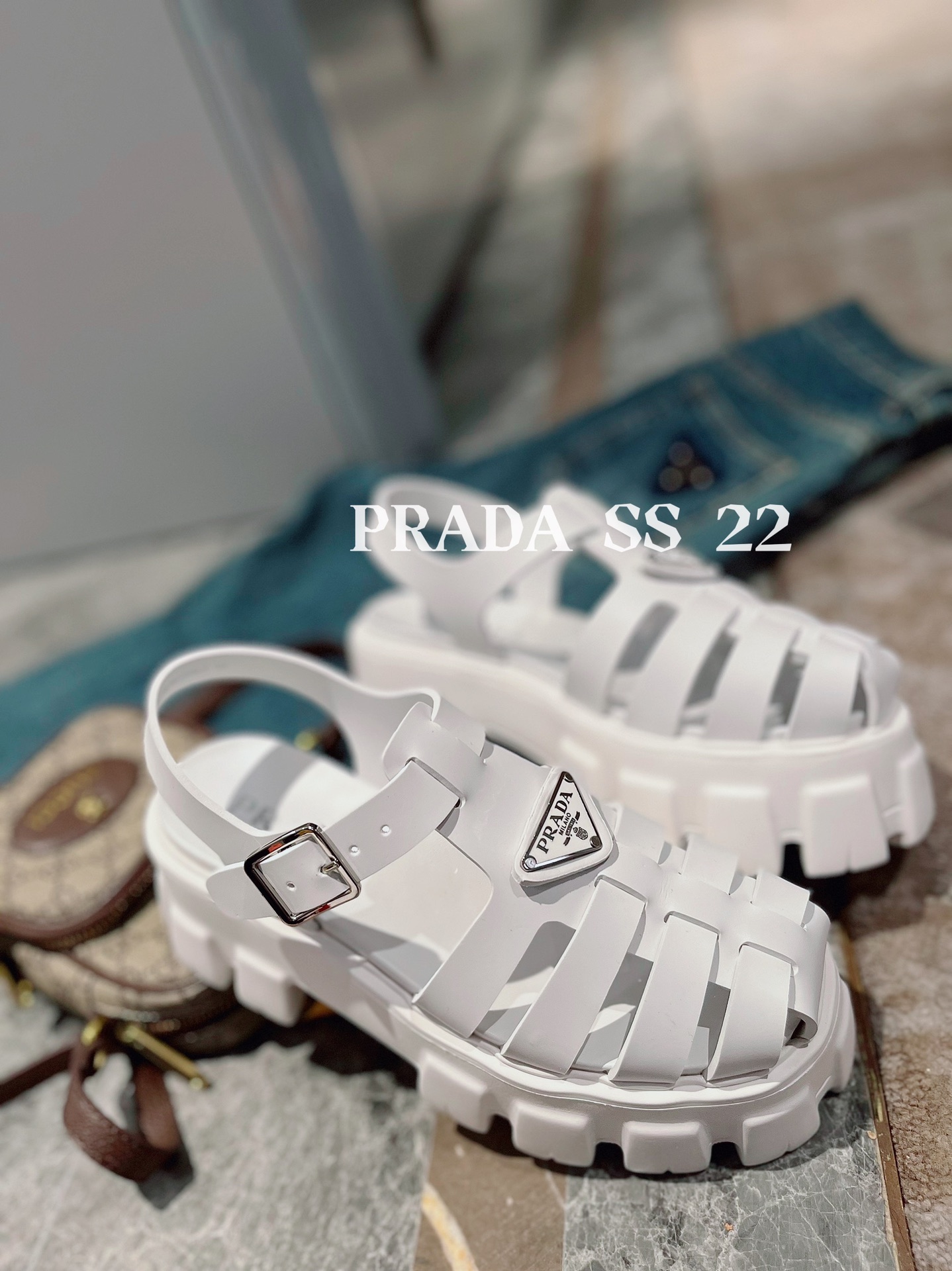 Pra*a heels 2022ss-5cm(35一41)