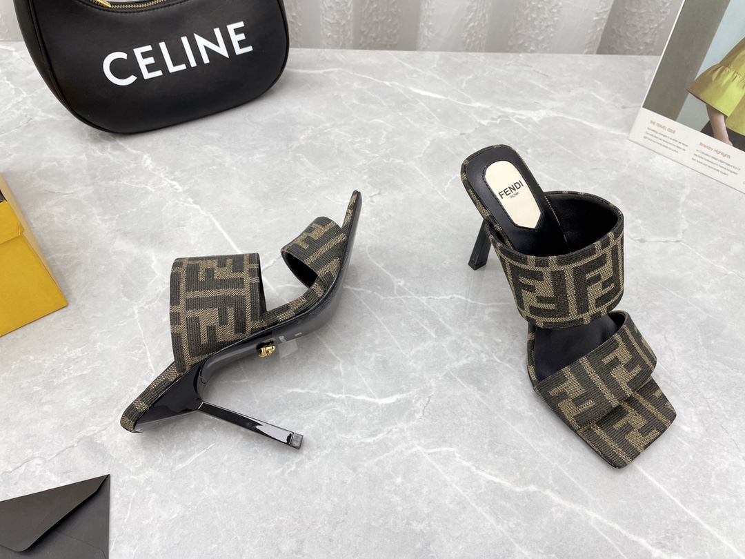 versace&F**di 2022ss sandals-10cm(eu35-41)