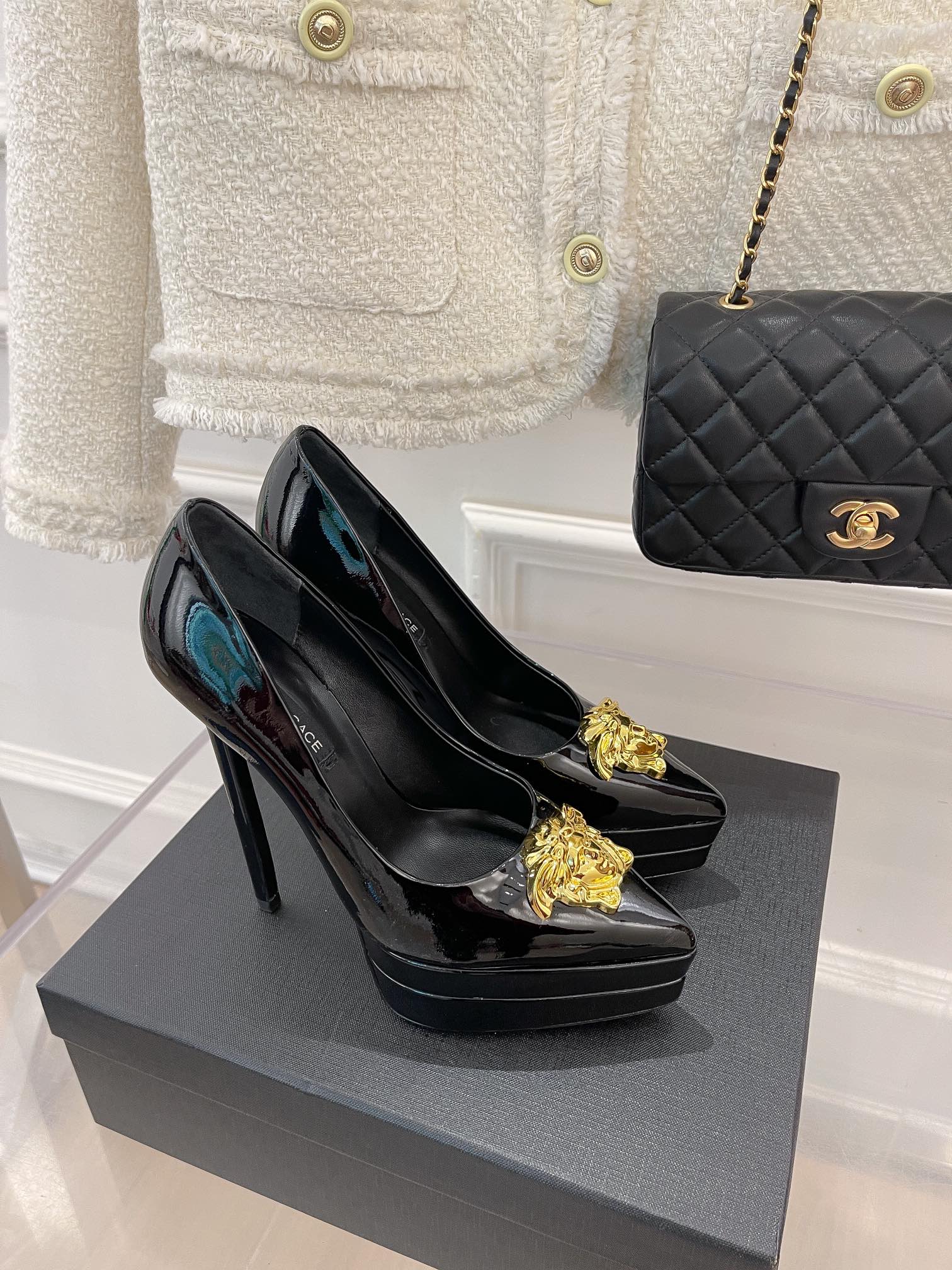 Versace 2022SS Sandals-14CM(EU35-42)