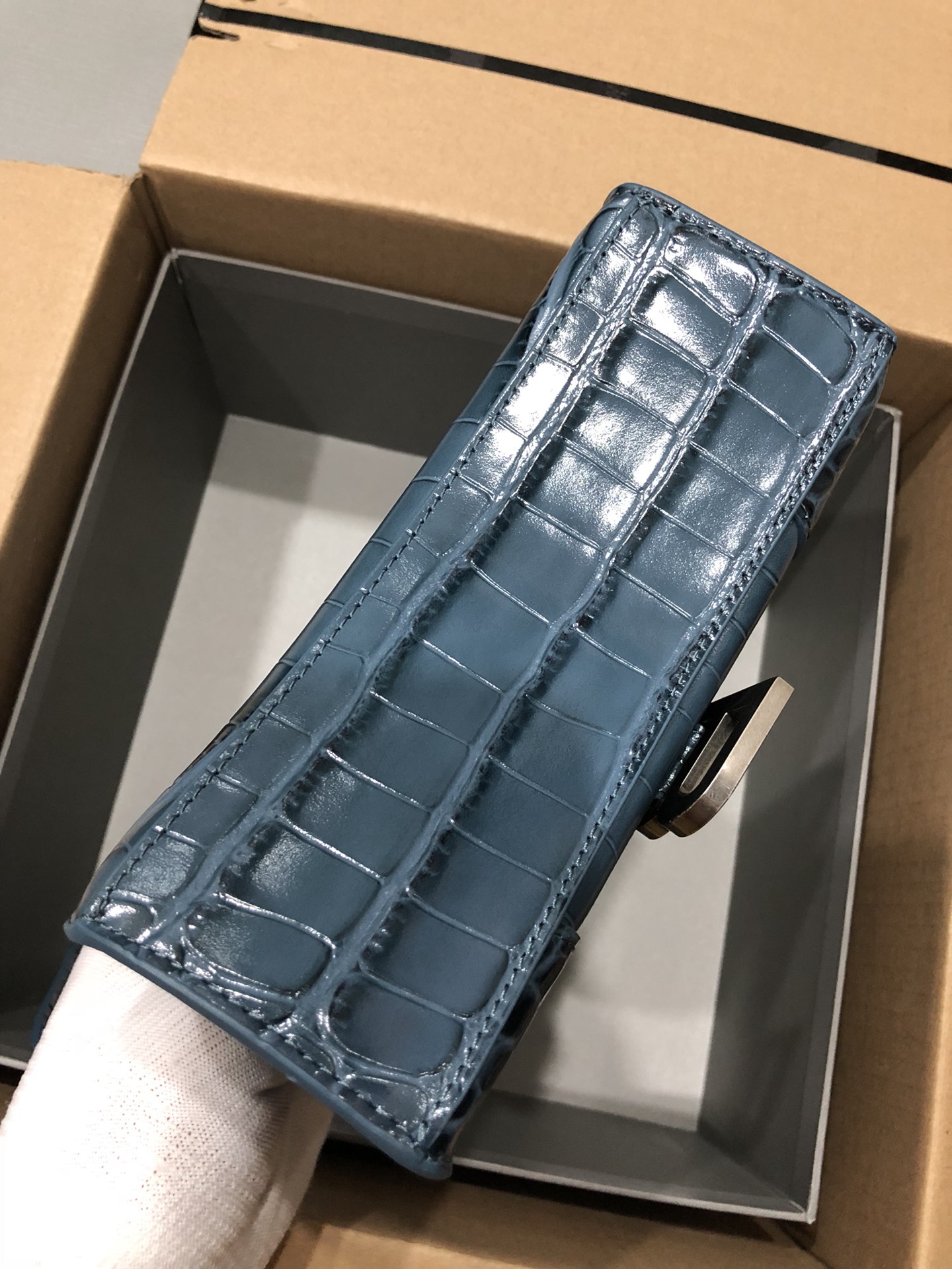 Ba*len*cia*ga small hourglass bag-13*8*19cm