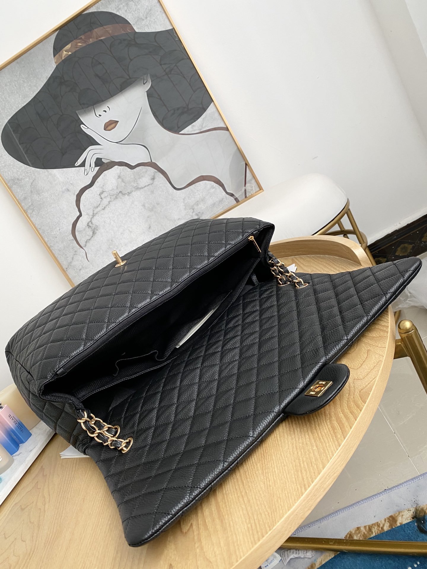Ch@nel Flap Bag-44*14*28CM