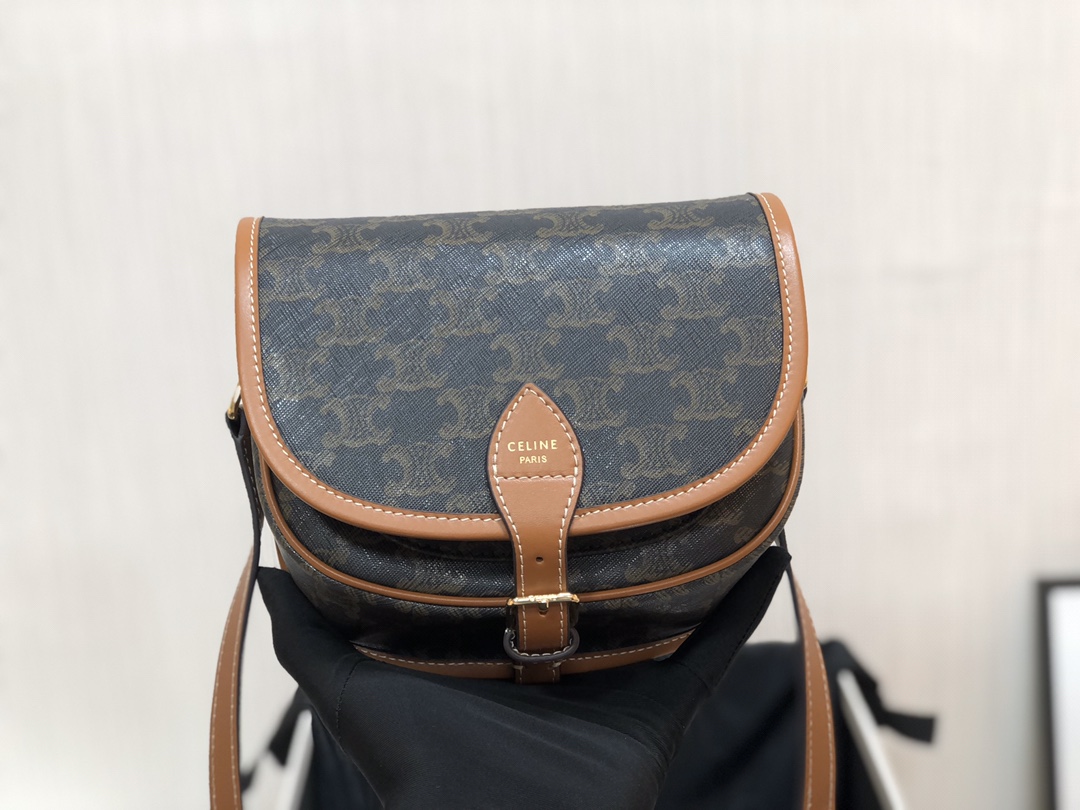 Celin Folco Triomphe Bag-18 X 17 X 6.CM
