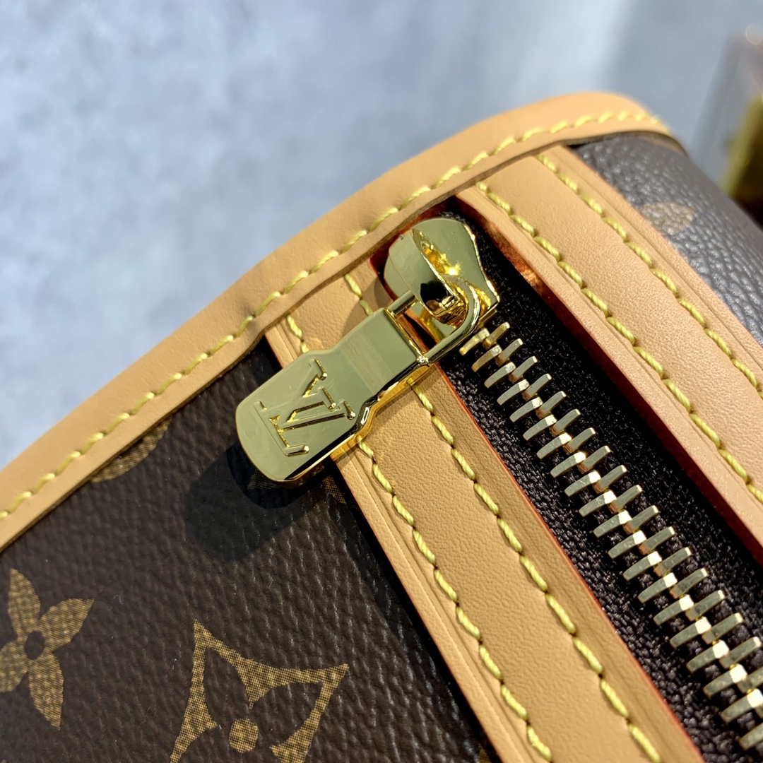 l**is V*t*n m40106 vintage bag-18×4×16cm