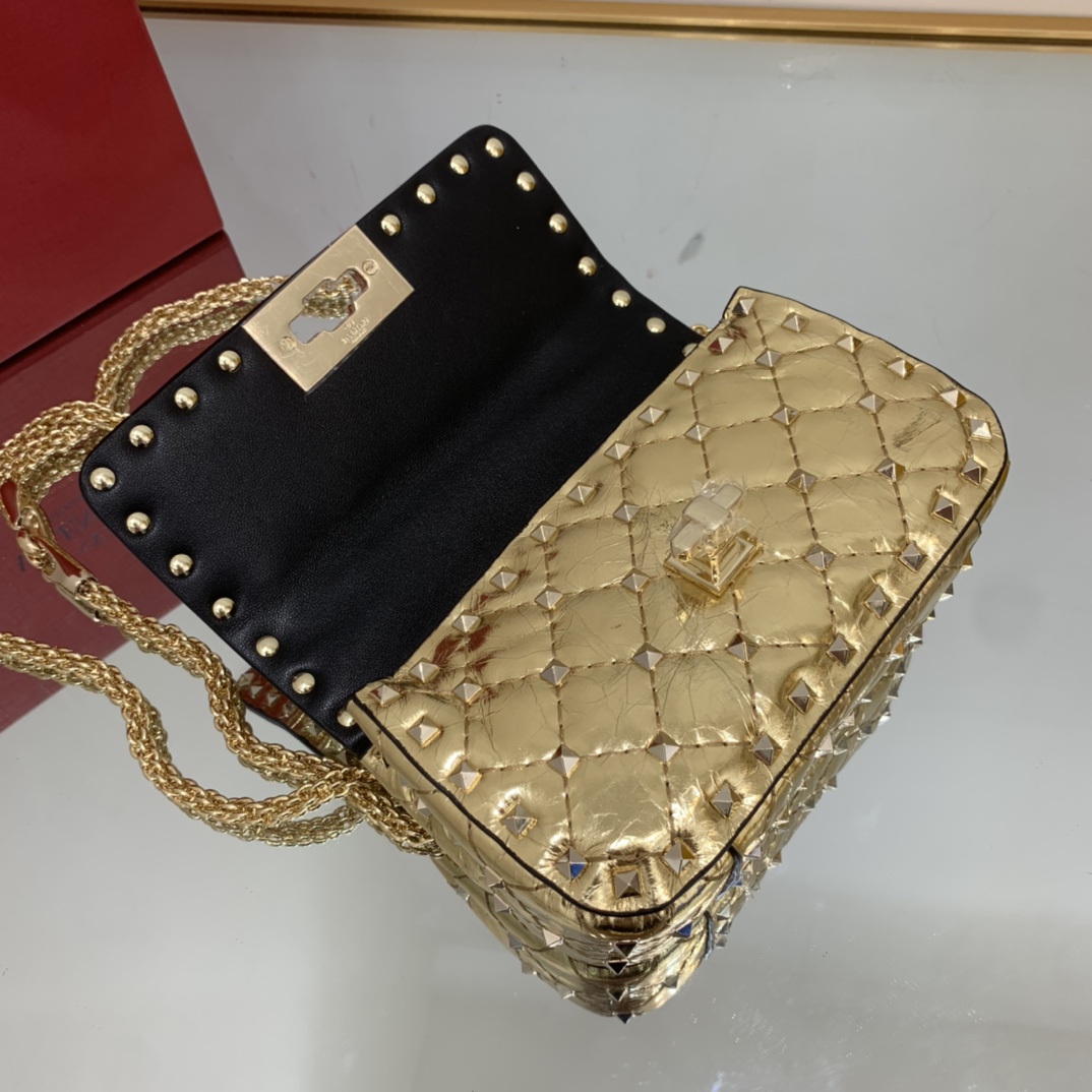 Valentino Garavani Rockstud Spike Bag-17x10x5.5CM