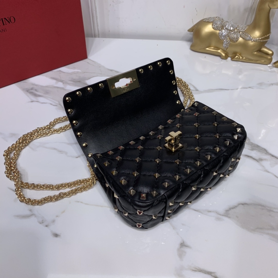 Valentino Garavani Rockstud Spike Bag-17x10x5.5CM