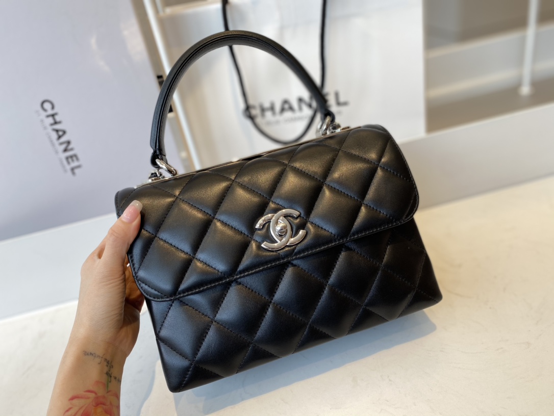 Ch@nel Trendy CC-Silver-25*17*12CM