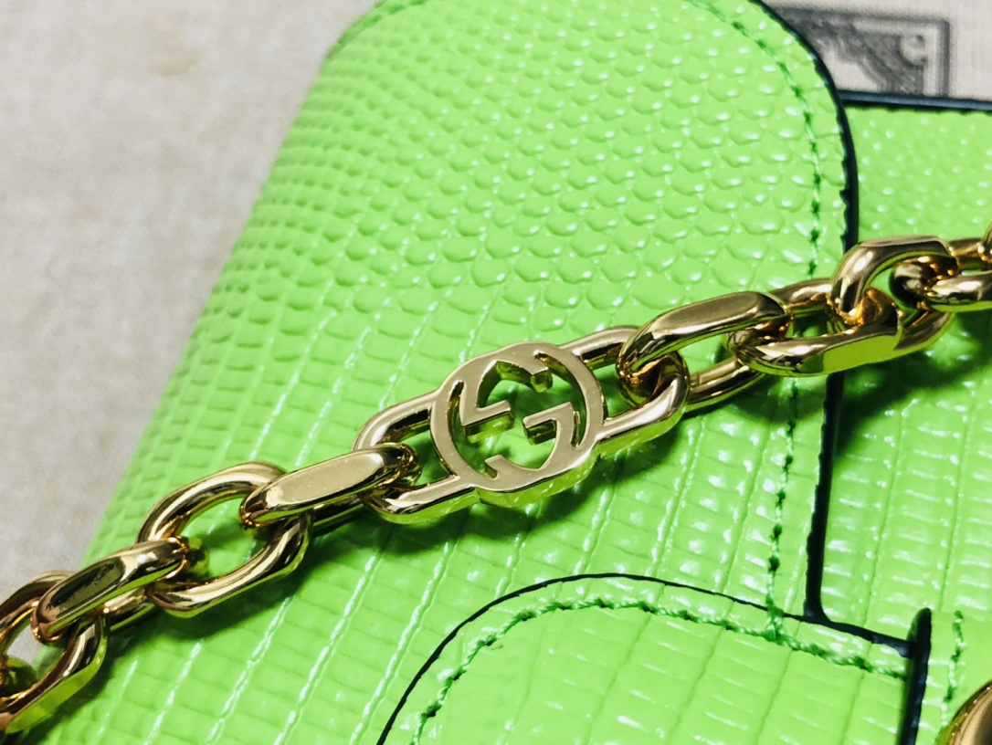 G*u*i 1955 horsebit shoulder bag-20.6*14.4*5.1cm