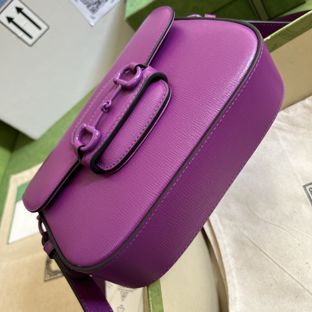 G*u*i 1955 horsebit shoulder bag-20.6*14.4*5.1cm