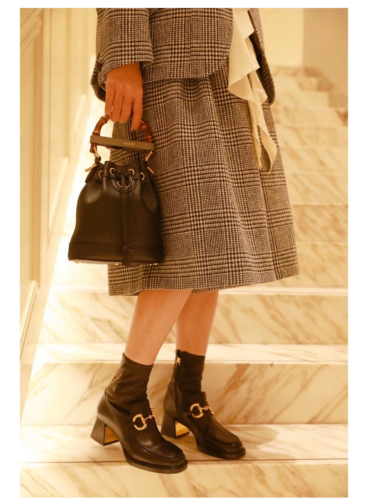 G*u*i diana bamboo bucket-19*30*6cm