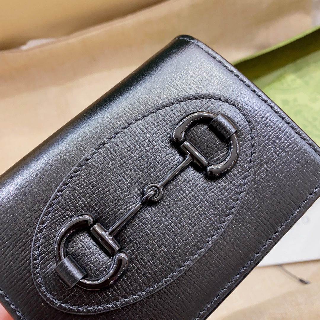 G*u*i 1955 horsebit wallet-11x 8.5 x 3cm