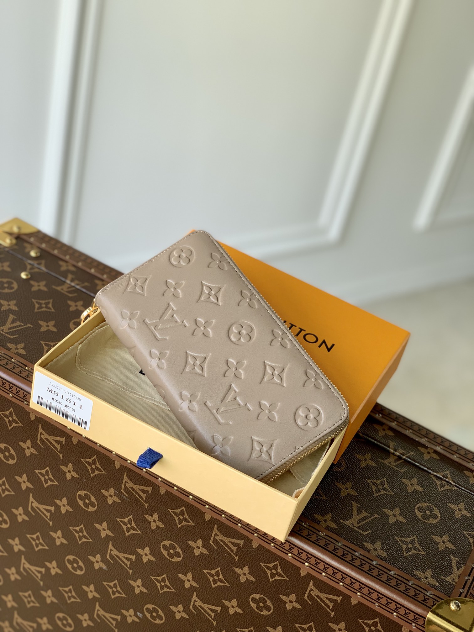 l**is V*t*n zippy wallet m81763-19.5 10.5 2.5cm