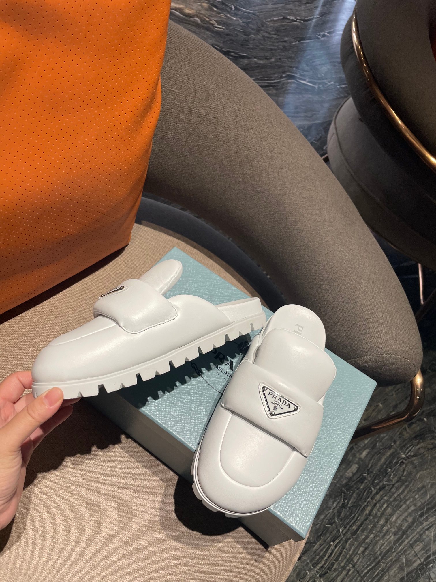 Pra*a boots 2023ss-3cm