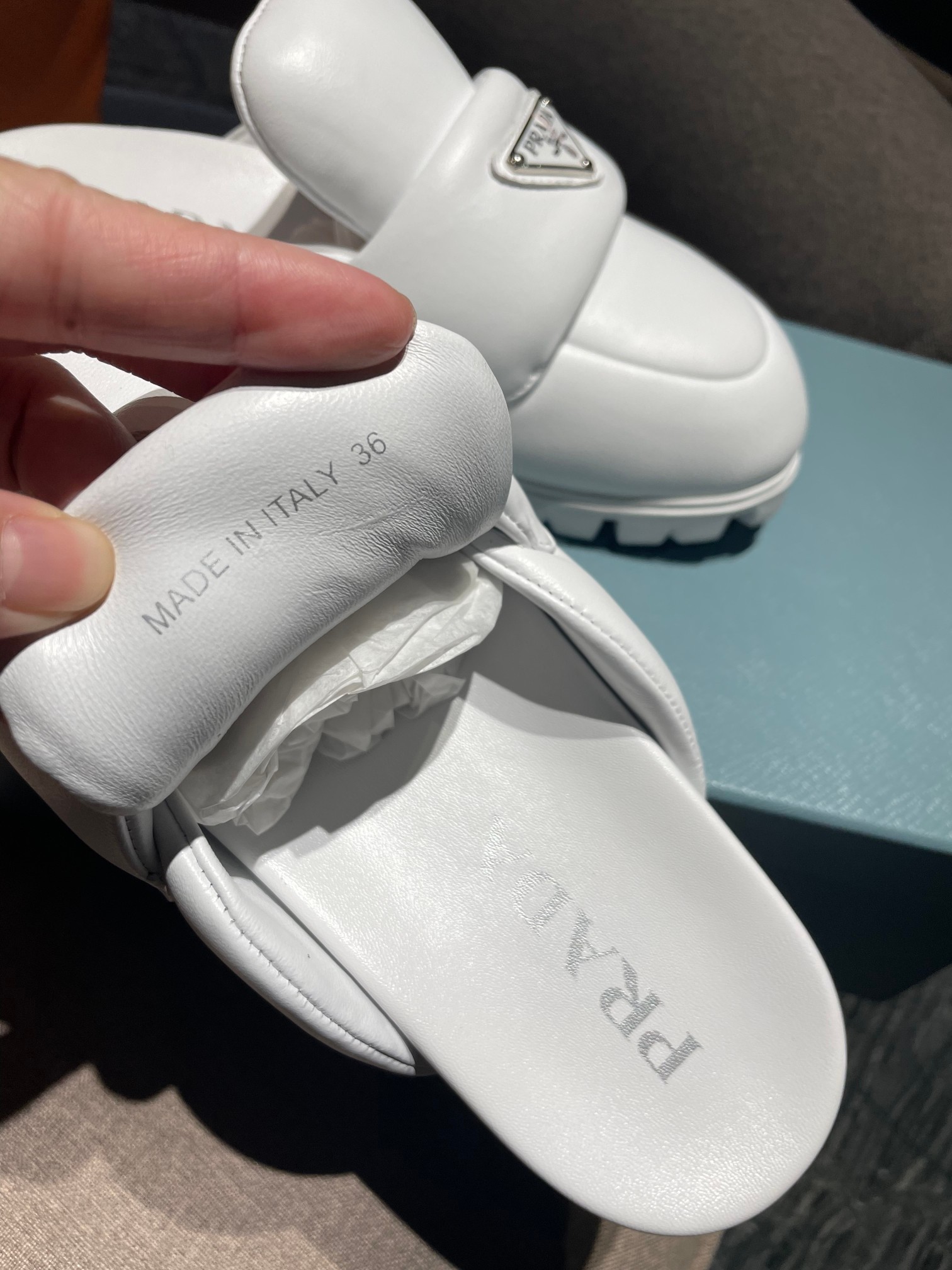 Pra*a boots 2023ss-3cm