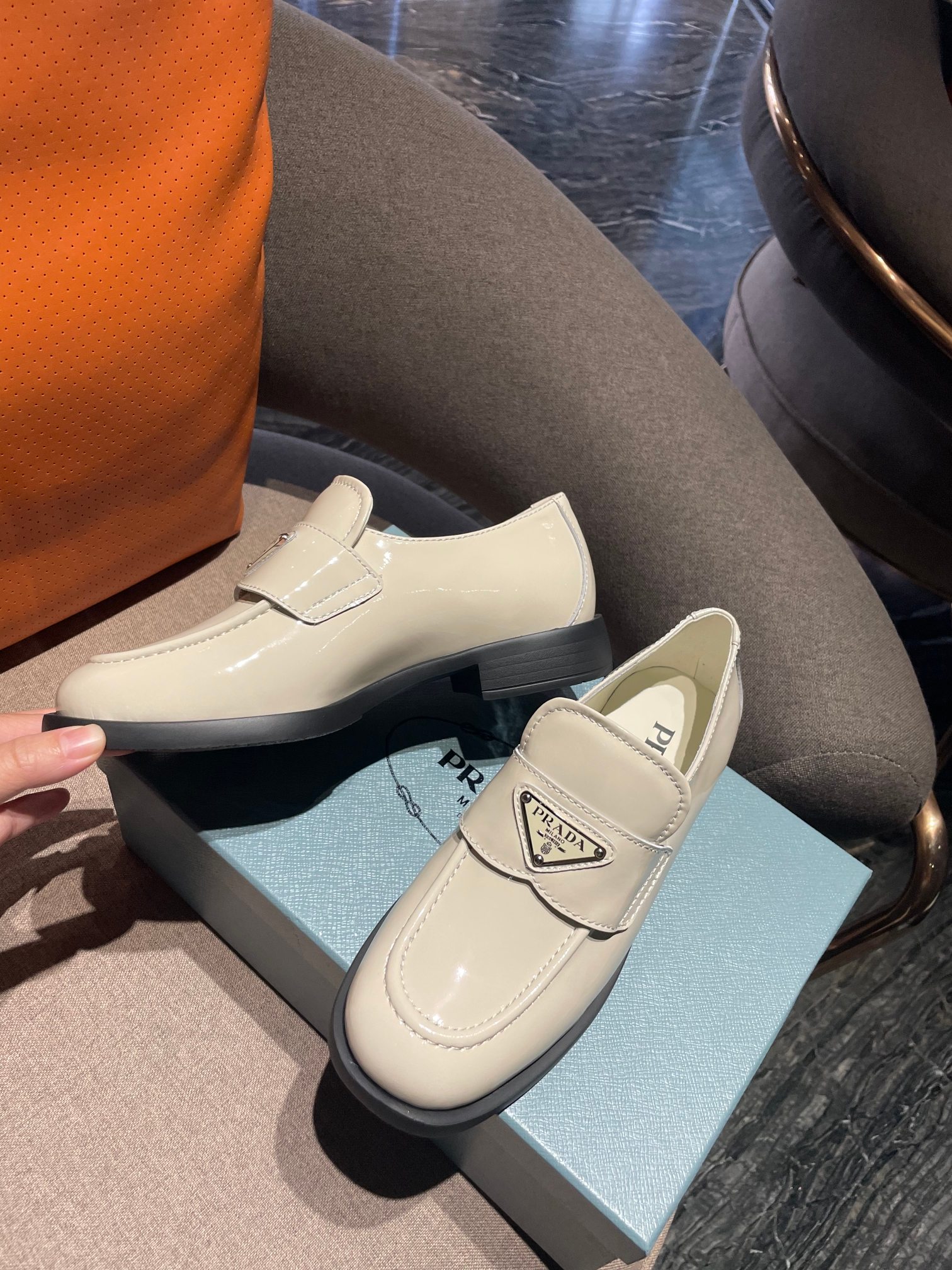 Pra*a boots 2023ss-3cm