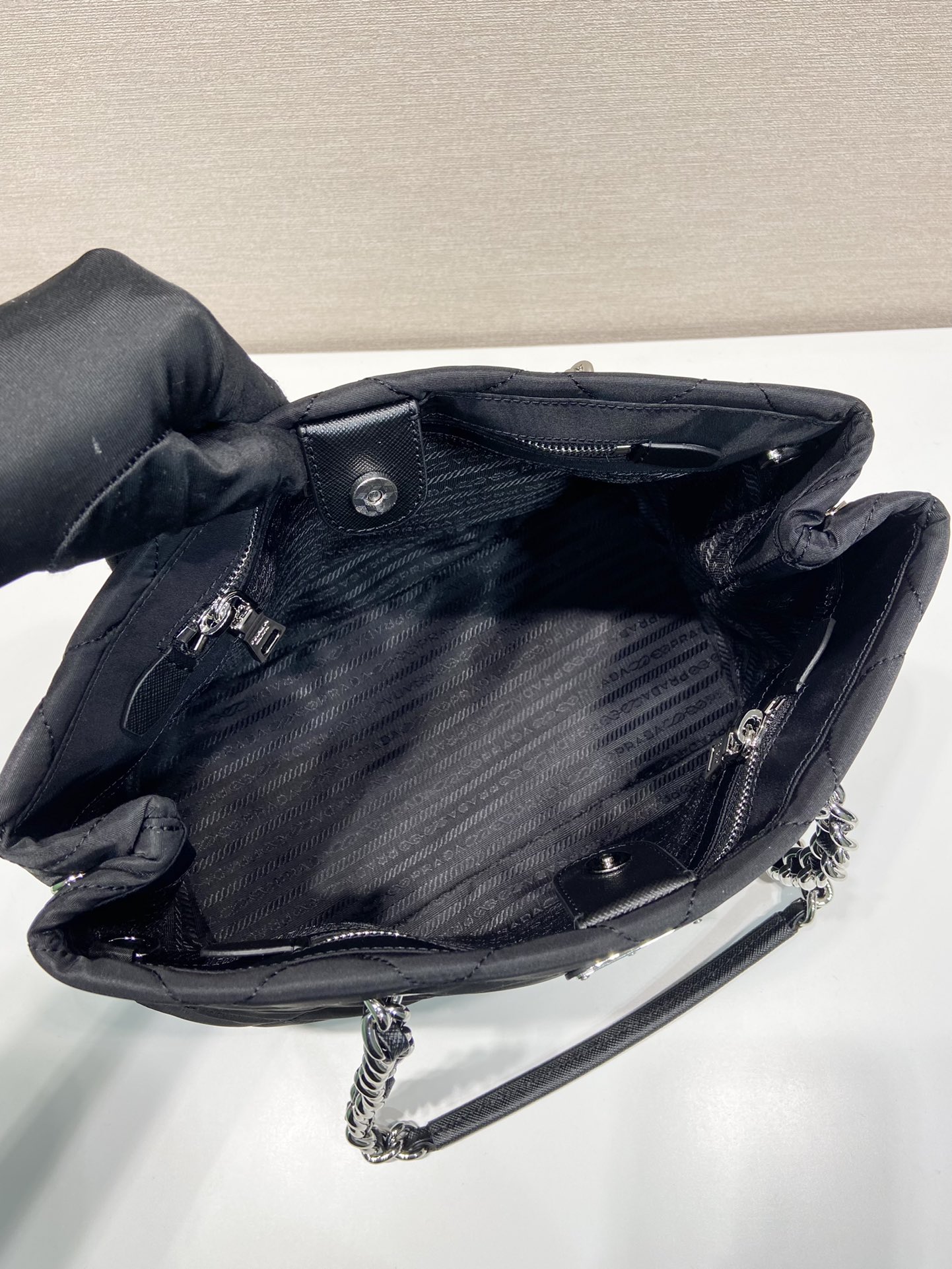 Pra*a 1bd650 tote bag-30*24*17cm