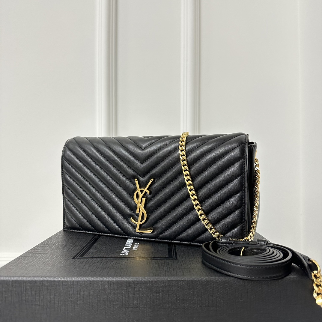 YSL Kate Lambskin Leather-26x13.5x4.5CM
