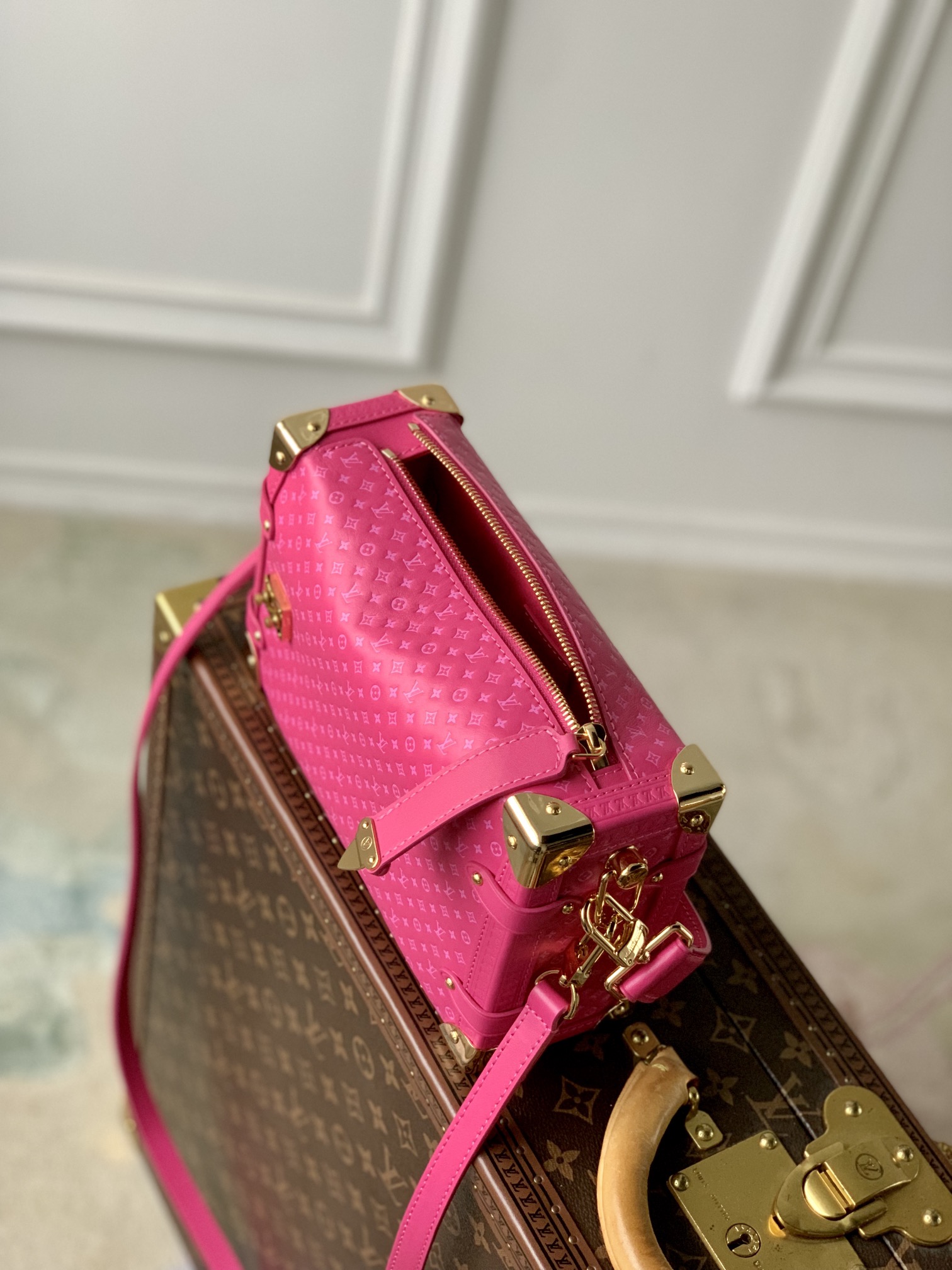 l**is V*t*n petite malle handbags-m46358-21 x 14 x 6cm