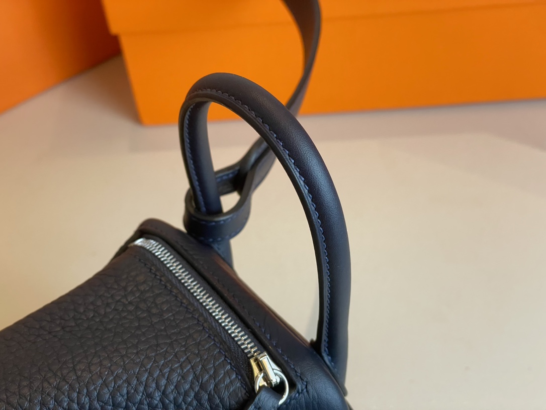 H**mes lindy 19-togo leather-19cm