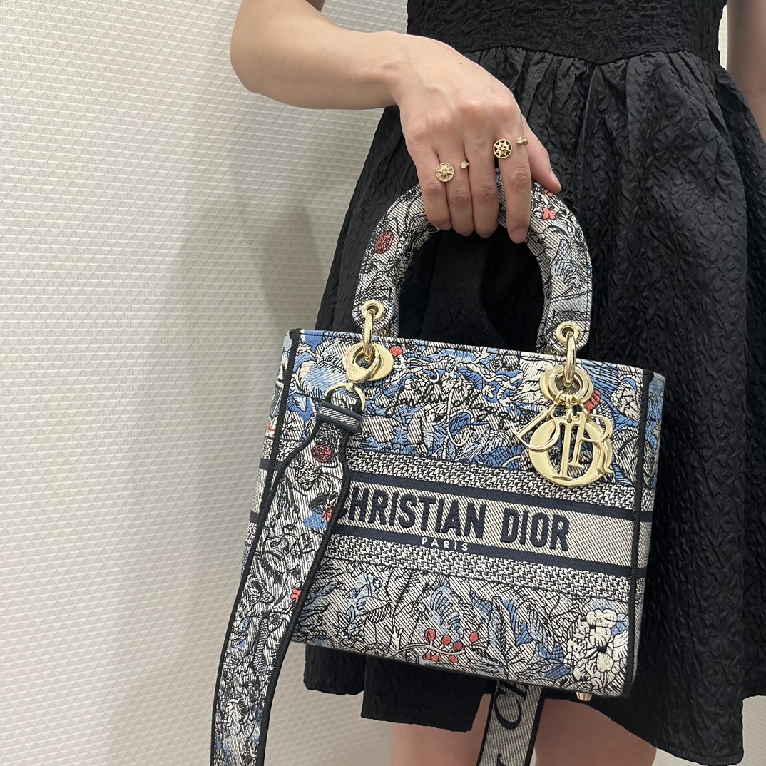 lady D*or handle bag-24×20×11cm