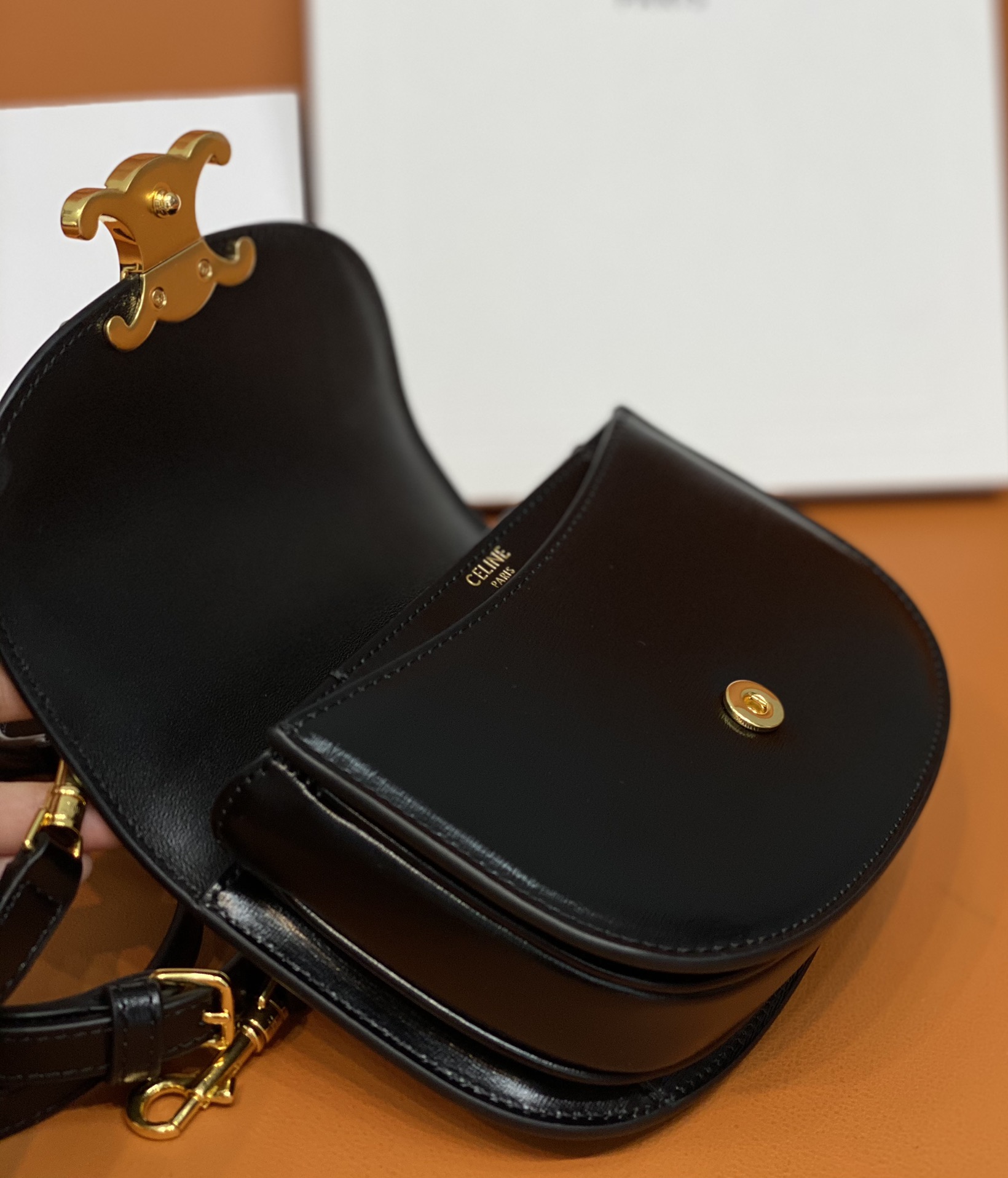 Ce**e mini besace triomphe bag-15.5x11.5x5cmcm