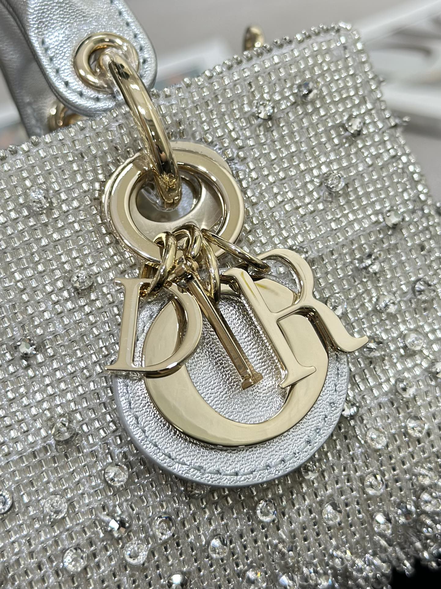 lady D*or handle bag-16 x 9 x 5cm