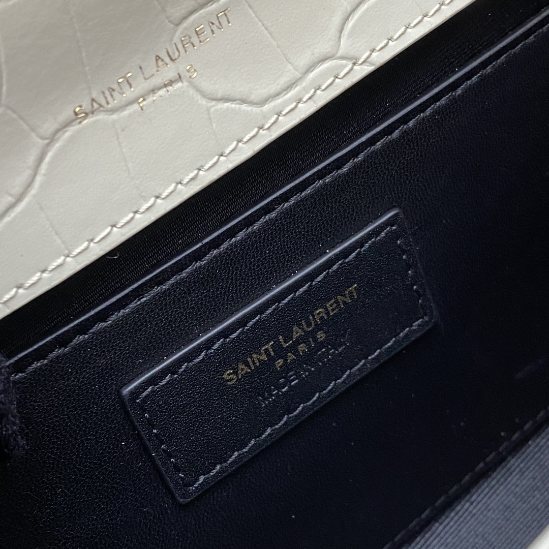 YSL Kate With Tassle In Crocodile-20x13.5x5.5cCM