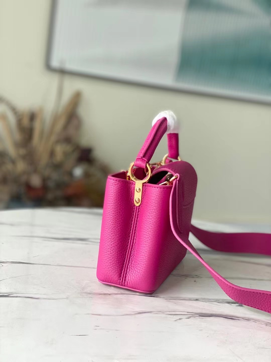 l**is V*t*n mini capucines handlebag-21*14*8cm