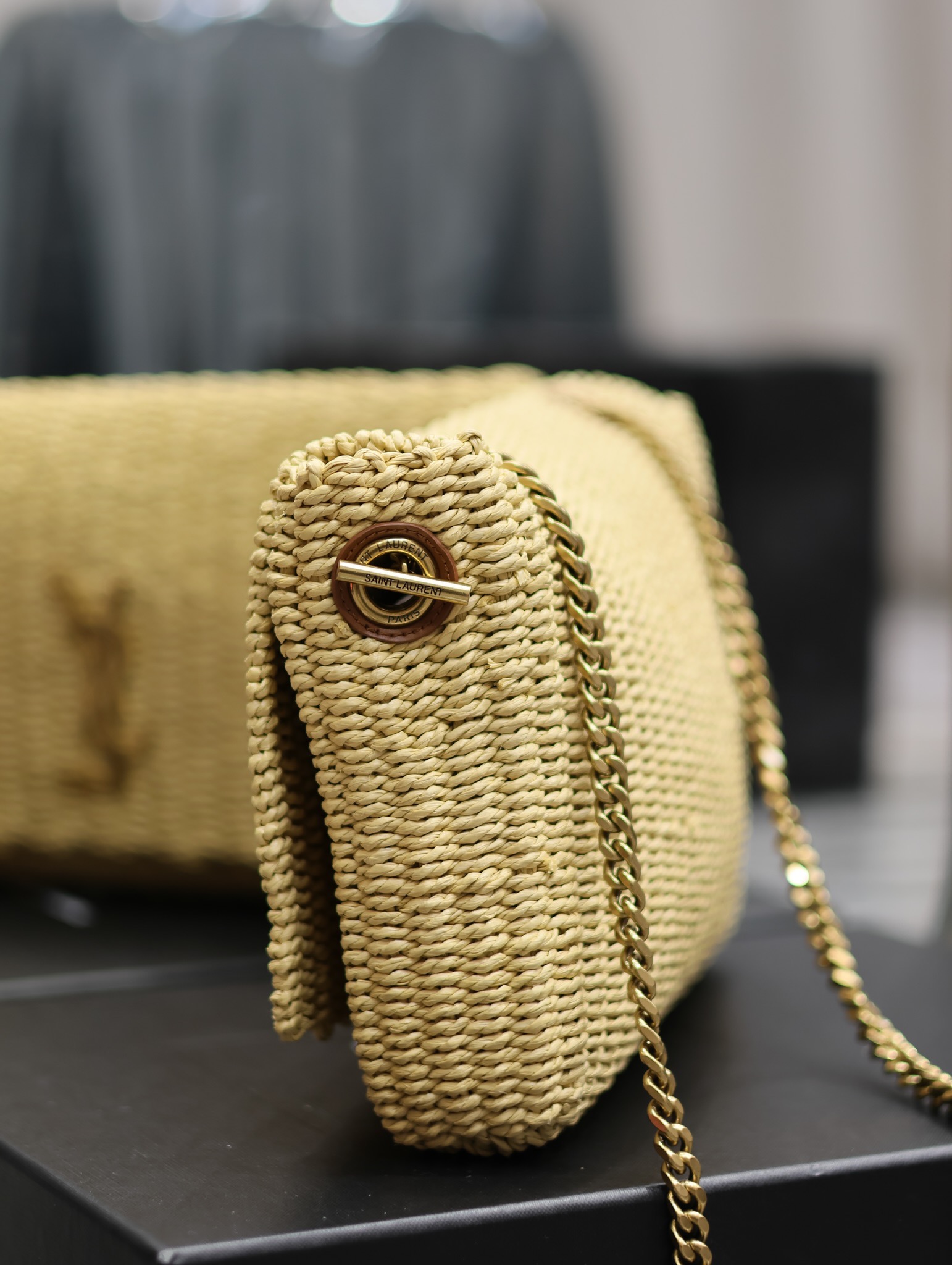 YSL Kate With Raffia-28.5×20×6CM