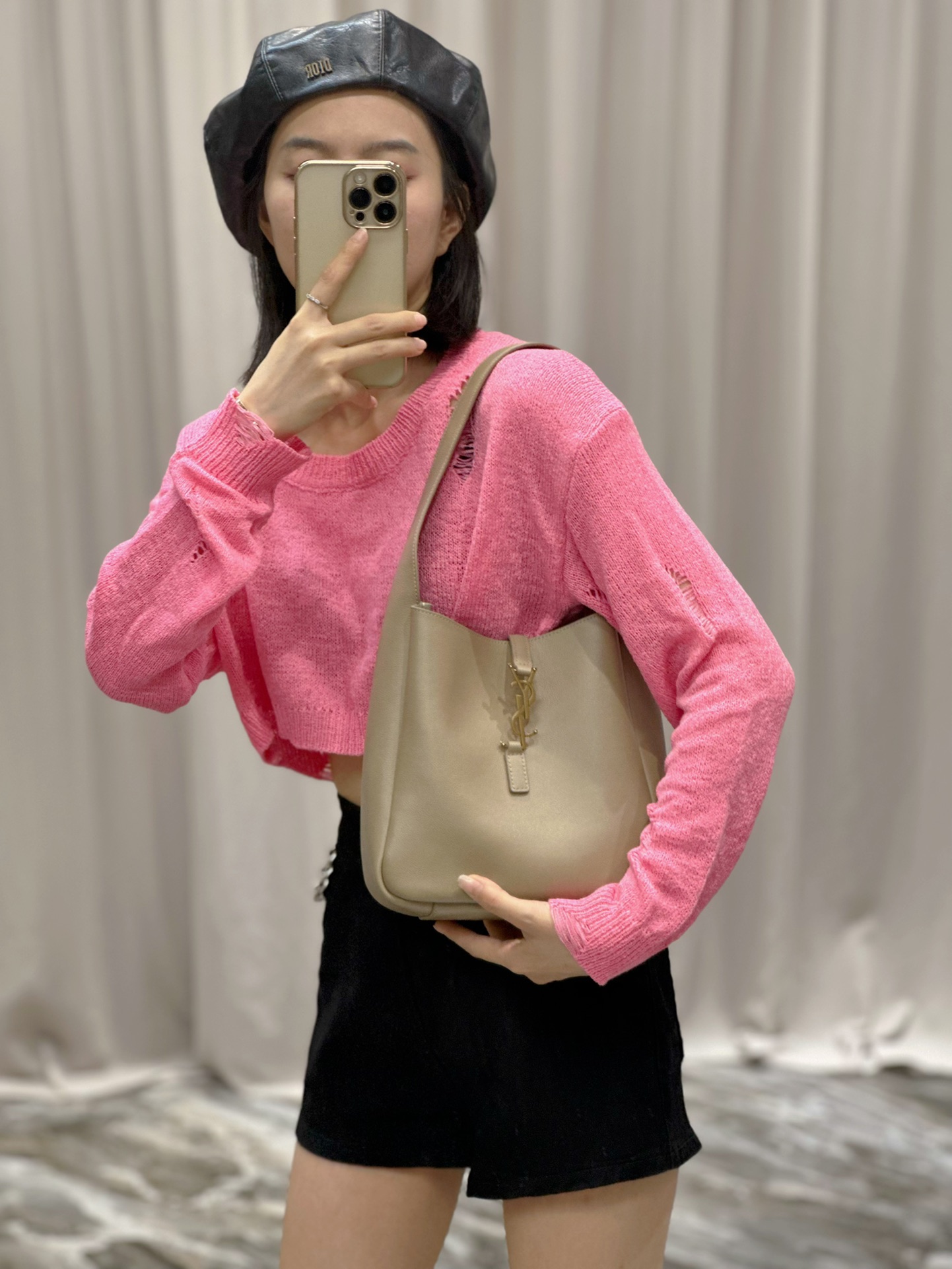 YSL Le5A7 Vintage Bag-23×22×8.5CM