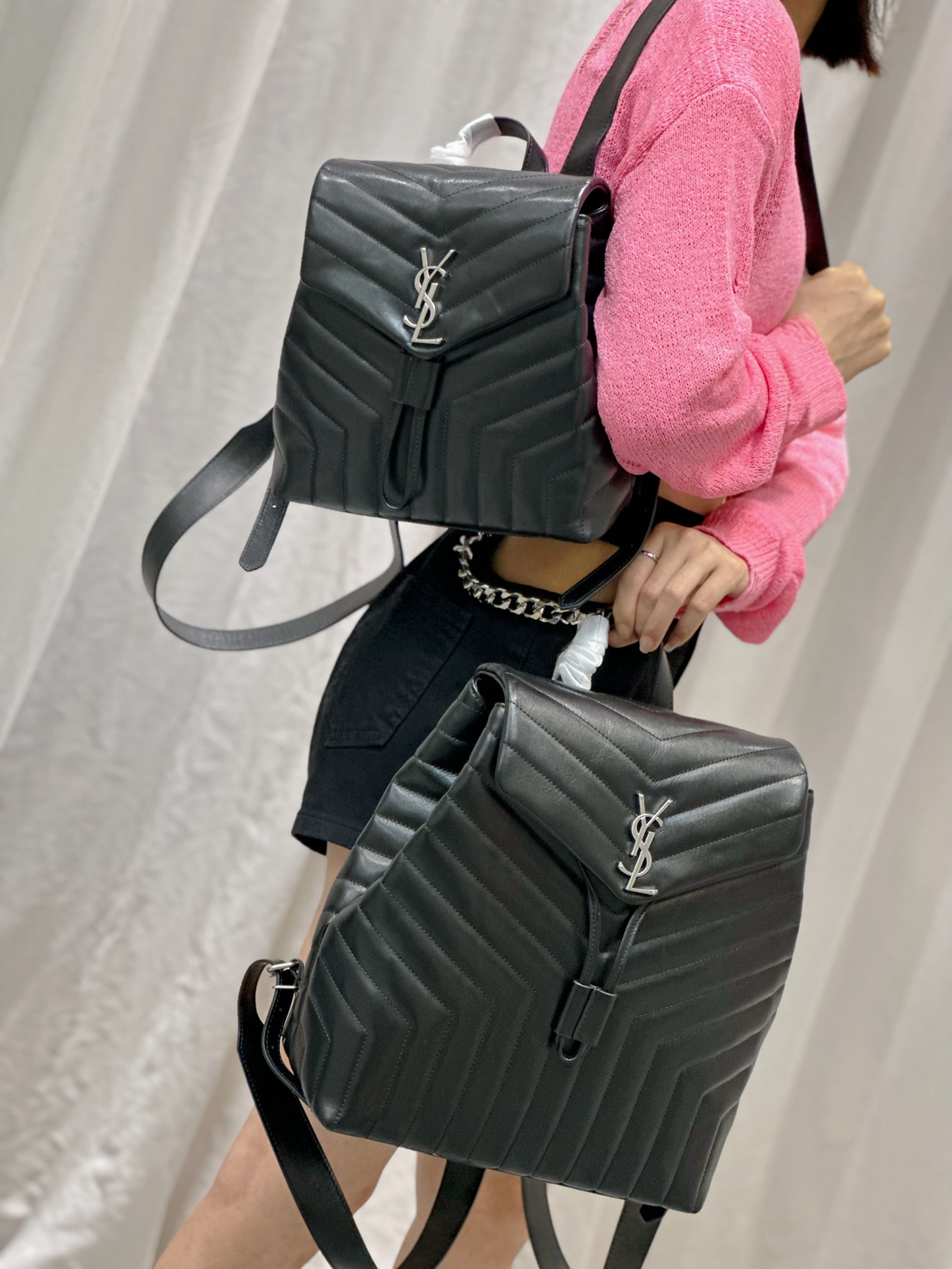 YSL Large LouLou Backpack