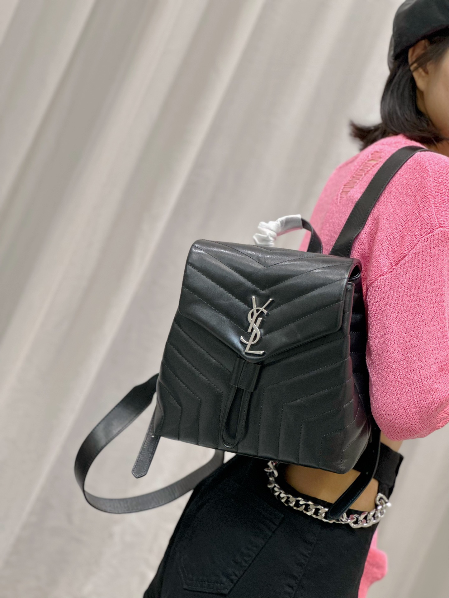 YSL Large LouLou Backpack