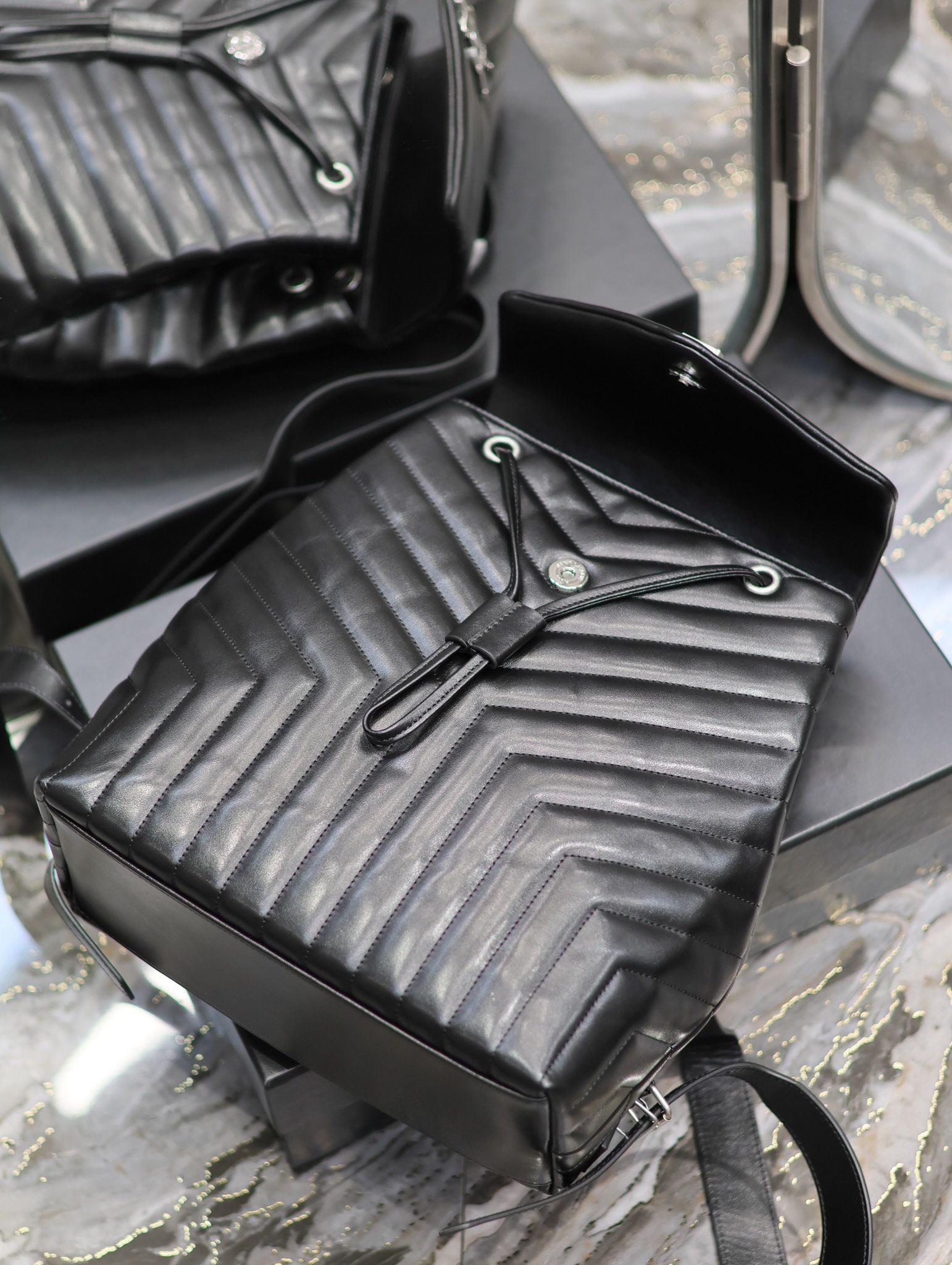 YSL Large LouLou Backpack