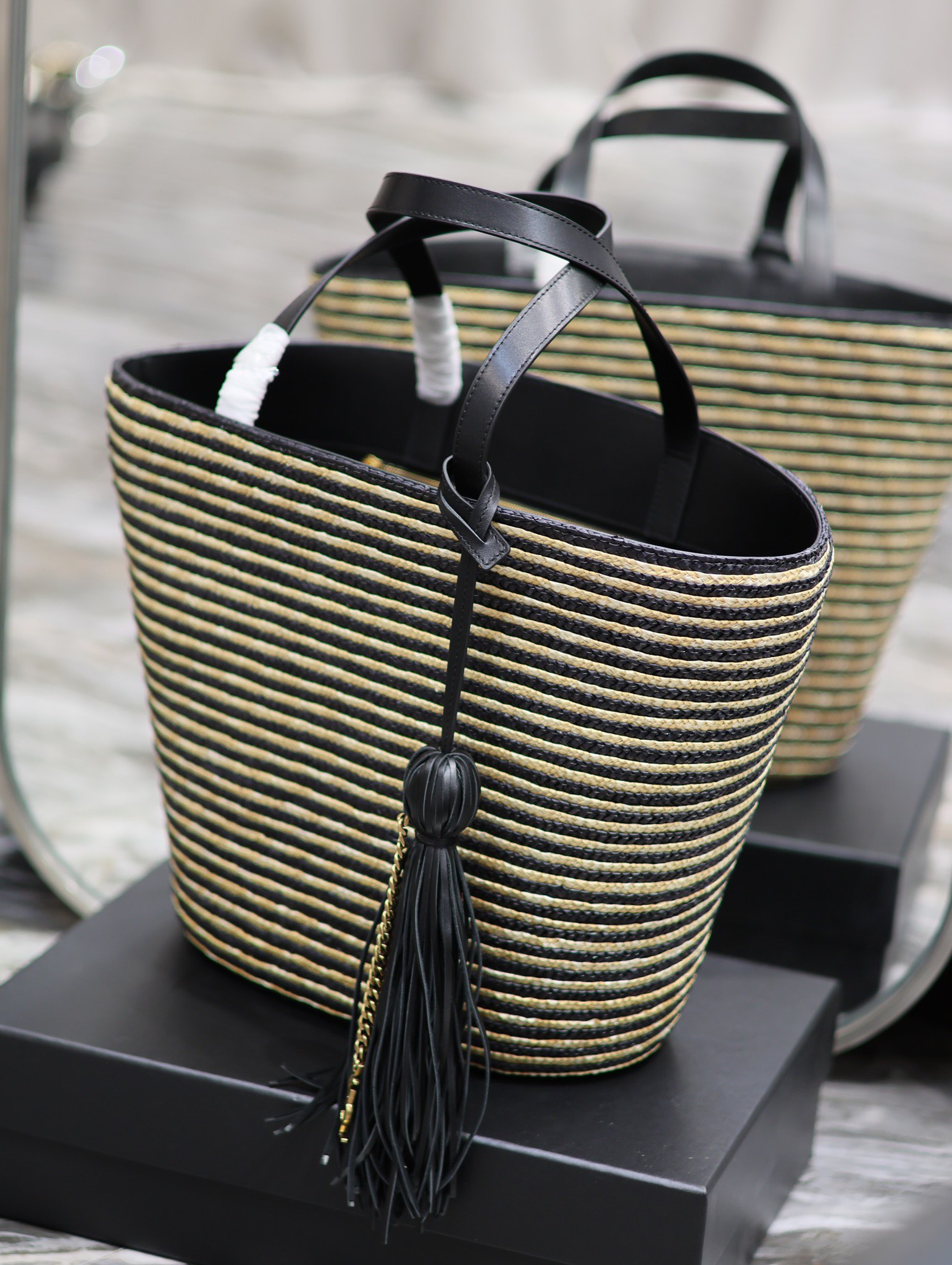 YSL Raffia Rattan Bag-30×28×15CM