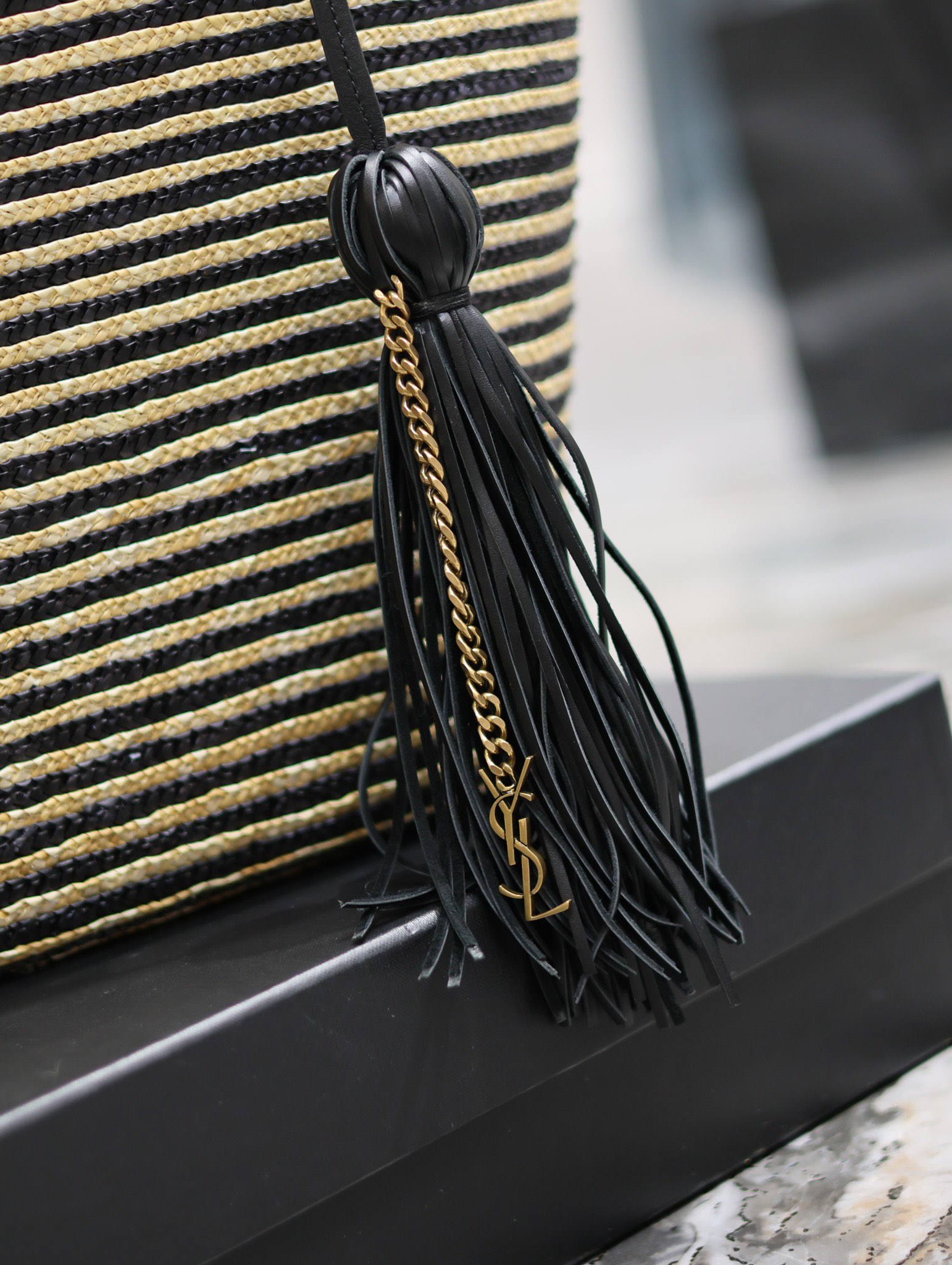 YSL Raffia Rattan Bag-30×28×15CM