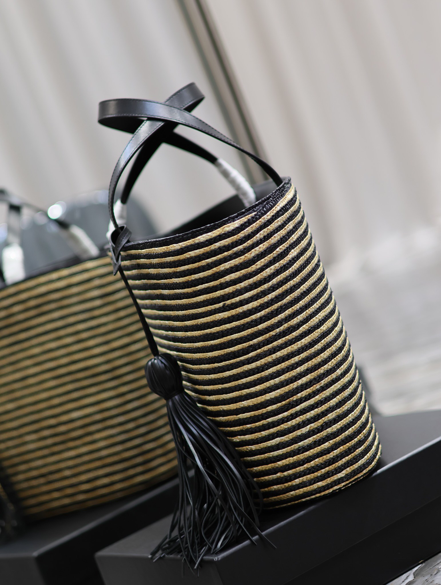 YSL Raffia Rattan Bag-30×28×15CM