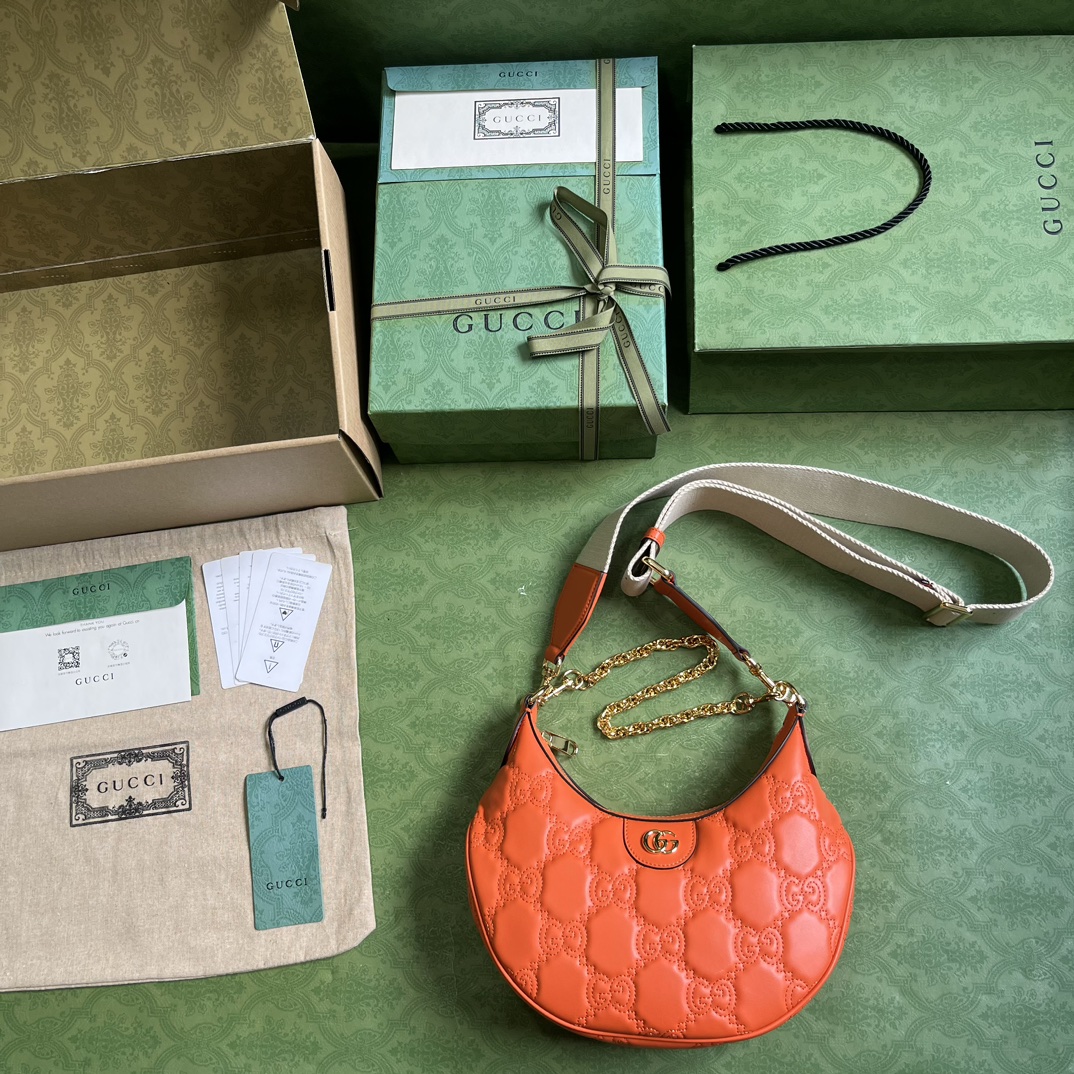 G*u*i gg matelassé tote bag-27*18*7cm