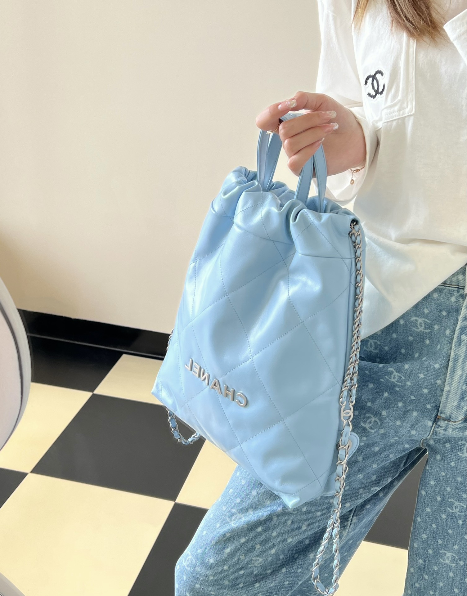 Ch@nel Backpack-29*34*10.5CM